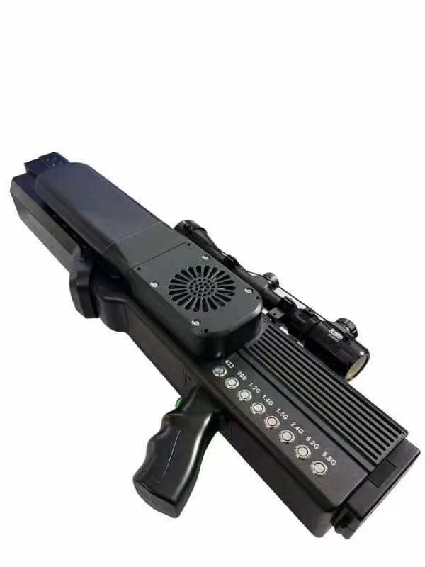  石台手持便携式枪型低空防御反制八通道